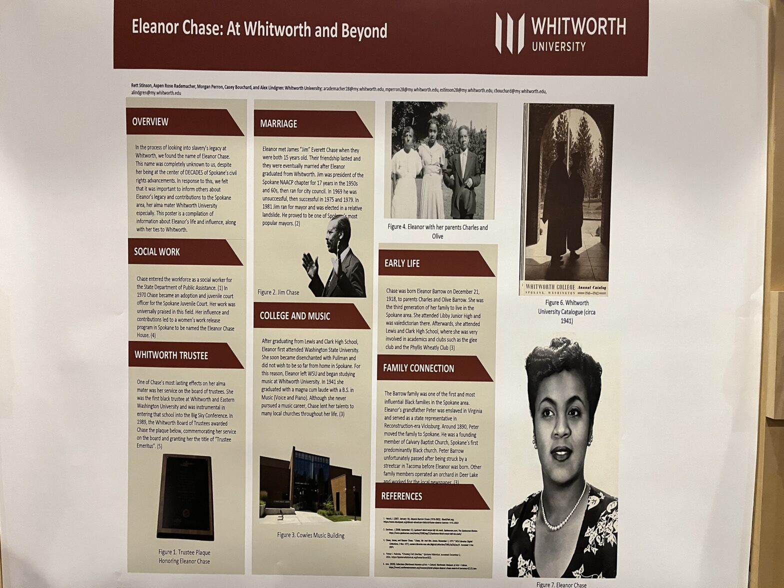 A presentation about Eleanor Chase, the first WOC on the Board of Trustees